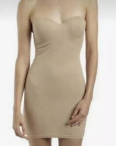 Flexees Maidenform Shape Wear Slimming Body Shaper Slip 36D Beige Dress