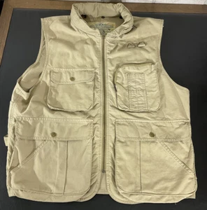 Vintage Banana Republic Vest Safari Photographer Stashable Hood Medium M - Picture 1 of 8
