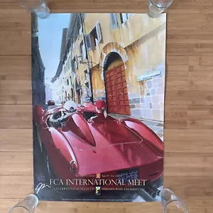 Ferrari Scaglietti handsigniertes JAY KOKA Poster 2010 FCA International Meet NJ - Bild 1 von 12