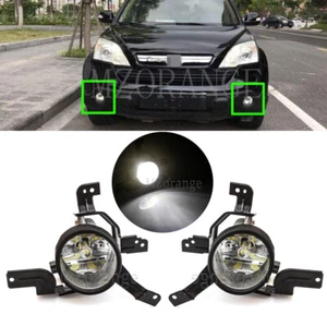 Left Right Side LED Front Bumper Fog Light Lamp FOR Honda CRV CR-V RE 2007-2009 - Picture 1 of 11