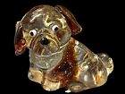 Vintage Glass Paperweight Dog