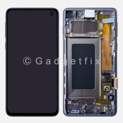US Samsung galaxy S10 OLED LCD Display Touch Screen Digitizer + Frame G973F - Image 1 of 4