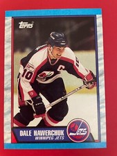 1989-90 Topps Dale Hawerchuk Winnipeg Jets #122