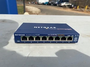 NetGear ProSafe FS108P 8-Ports Ethernet Switch - Picture 1 of 6