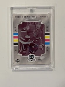 2005-06 UD The Cup Nigel Dawes Magenta Printing Plate 1/1 RC Auto Rangers - Picture 1 of 2