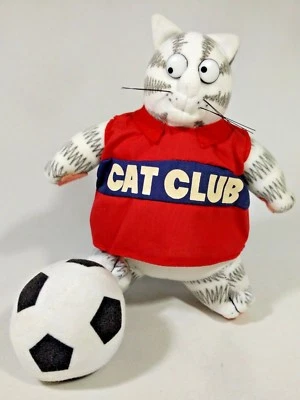Muñeca de peluche de colección B Klibán Cats fútbol club de gatos animal Sega 1993 juguete de Japón 7" Foto 1 de 4