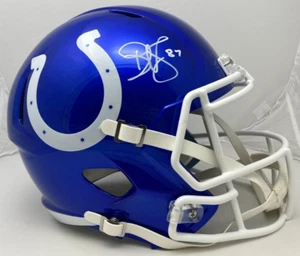 Reggie Wayne Signed Indianapolis Colts Flash F/S Helmet PSA 150 - Picture 1 of 5