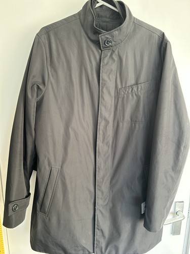 Michael Kors Impermeabile Uomo Vestito Cappotto Taglia M Nero