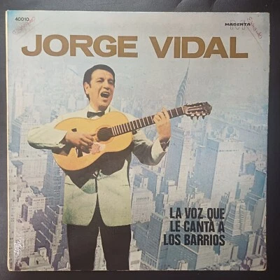 Jorge Vidal – La Voz Que Le Canta A Los Barrios Latin, Tango,  1970s  - Image 1 of 4