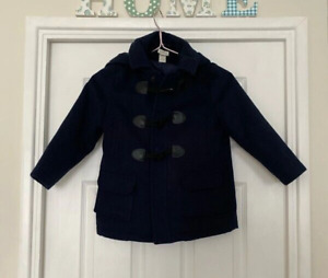 Girls Monsoon Duffle Coat Navy Blue Aged 5 to 6 Years Hooded