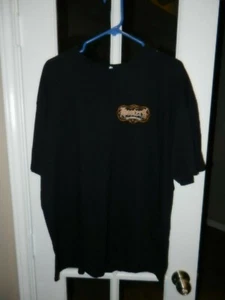 HOOTERS UNDEFEATED SINCE 1983 "XXL" BLACK T-SHIRT "NEW" ANVIL - Picture 1 of 5