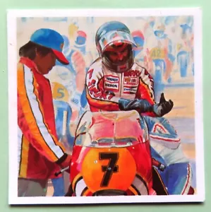 1983 Lyons Maid "Junior Champs" Card: BARRY SHEENE (Super Bikes) - Picture 1 of 2