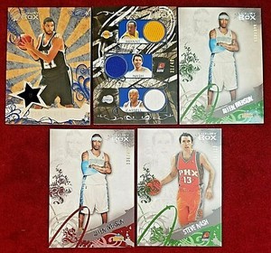 2006-07 Luxury Box Mezzanine Relics Blue Duncan Bryant Iverson McGrady Nash