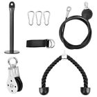  Fitness Pulley Set Cable Machine Attachment Arm on Door Equipment
