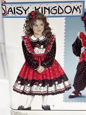 Simplicity Daisy Kingdom Pattern 0687 Toddler 2T-4T Dress Pinafore Pageant Uncut - Image 1 of 4