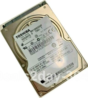 TOSHIBA MK1655GSXF160GB 5400RPM 3Gb/s 2.5" SATA Hard Drive laptop - Image 1 of 4
