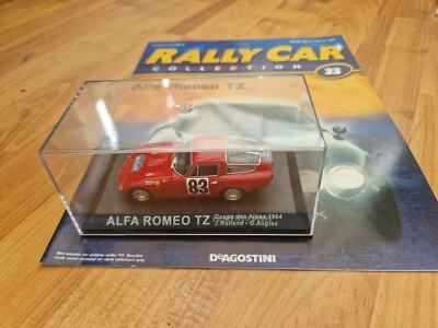 IXO DEAGOSTINI 1/43 ALFA ROMEO TZ CUPÉ DES ALPES 1964 COCHE + MAG Foto 1 de 3