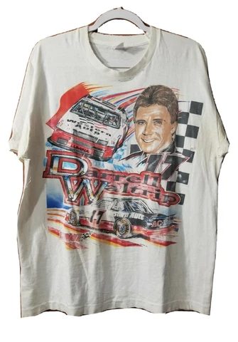 Darrell Waltrip Western Auto Vintage T-Shirt Size XL 1990s Cover