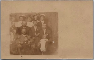 Postcard RPPC c1910s Colorado Springs Colorado Studio Photo of Family by The Zoo - Picture 1 of 2
