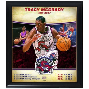 Tracy Mcgrady Toronto Raptors Player Collage Official Nba Print Framed - Foto 1 di 1