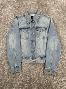 J.Crew Jacket Womens Small Blue Cotton Denim Trucker - Picture 1 of 10