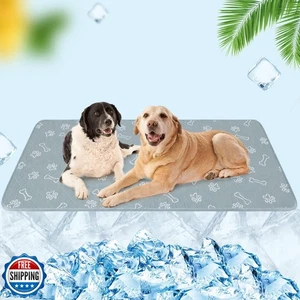 BEAUTYZOO Upgraded Dog Self Cooling Mat Ice Silk Chill Pads for Small Medium - Picture 1 of 5