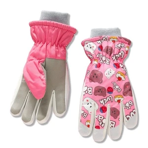 Cute Bear Cycling Mittens Plush Full Finger Gloves Autumn and Winter - Picture 1 of 20
