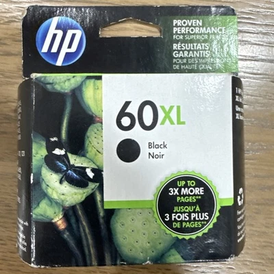 HP 60XL Ink Cartridge Black Noir CC641WN Option 140 High Capacity - Image 1 of 4