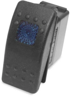 Dragonfire On/Off Rocker Switch - Blue ATV/UTV 520981 dfr520981 - Image 1 of 4