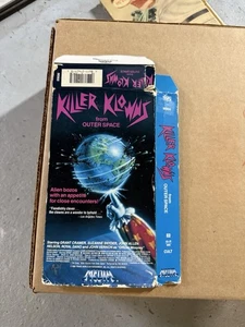 Killer Klowns From Outer Space VHS Box Only! Rare Horror Media Release OG - Picture 1 of 2
