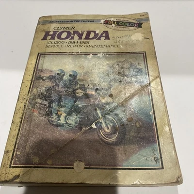 Manual de motocicleta CLYMER M338 Honda GL1200 1984-1985 Foto 1 de 4