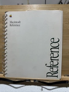 Apple Macintosh Reference Manual 1990 Vintage Spiral Bound - Imagen 1 de 24