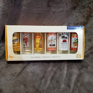 Luminarc Liquore Set 6 Bicchieri Shooters 2oz Leggi Descrizione - Foto 1 di 8