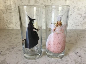 Zauberer von Oz Glas Becher Hexe von West & East 2er SET - Bild 1 von 12