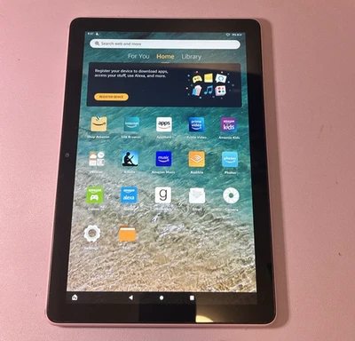 Amazon Kindle Fire HD 10 (9th Gen.) (M2V3R5) 32GB (Wi-Fi) 10.1" Tablet Pink - Image 1 of 4