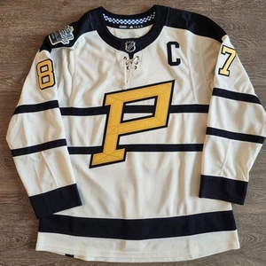 Pittsburgh Penguins 2023 Winter Classic Sidney Crosby Adidas Authentic Jersey 52 - Picture 1 of 9