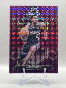 2023-24 Panini Mosaic #39 Malik Monk Purple #/99 Sacramento Kings - Bild 1 von 2