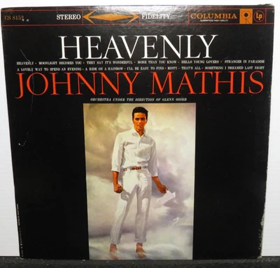 JOHNNY MATHIS HEAVENLY (VG) CS-8152 LP VINYL RECORD - Image 1 of 4