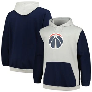 Herren Fanatics marineblau/silber Washington Wizards Big & Tall Primary Arctic Pullover - Bild 1 von 3