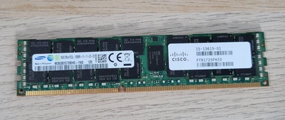 Memoria de servidor ECC CISCO 15-13615-01 Samsung 16 GB 2Rx4 PC3L-12800R DDR3-1066 MHz Foto 1 de 4