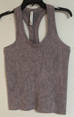 Женская спортивная спортивная эластичная розовая/серая майка M - Изображение 1 из 4