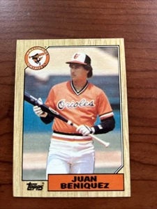 1987 Topps Baseball #688 Juan Beniquez Baltimore Orioles Card NM - Picture 1 of 2