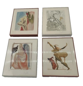 Salvador Dalí Divine Comedy Wood Block Engraving Set - Signed & Framed (4-Piece) - Picture 1 of 22