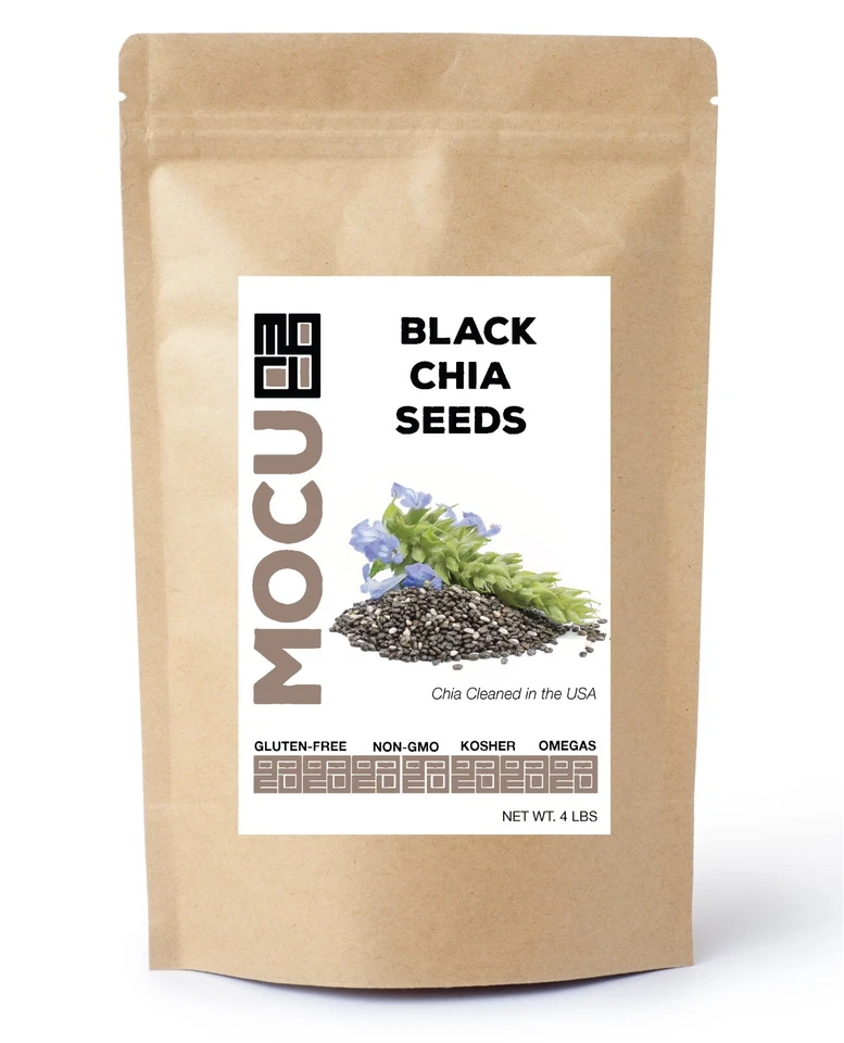 Mogu Black Chia Seeds Exp 3/21/2025 - 3lbs