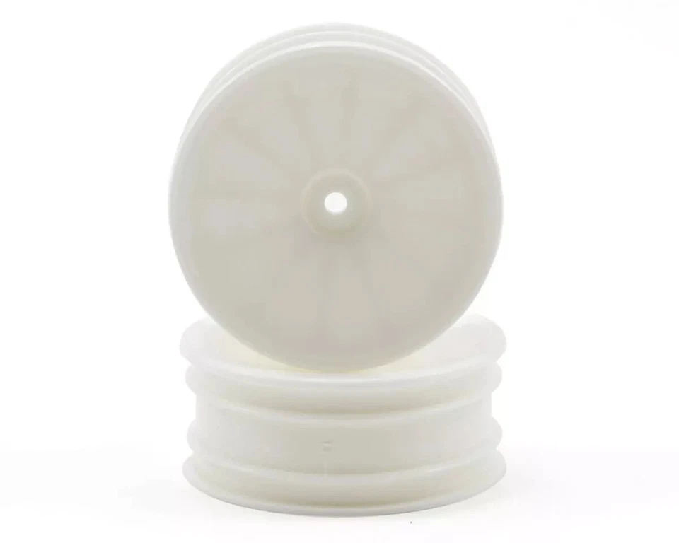Ruedas delanteras Kyosho 12 mm hexagonal 56 mm 2x2 (RB6) (2) (blanco) W5029W Foto 1 de 1