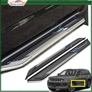 Running Board Side Step Pedals Nerf Bar Fits for Jeep Grand Cherokee 2023 2024 - Picture 1 of 9