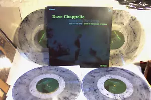 Dave Chappelle 4 LP "Double Feature" ORIGINAL 2017 NETFLIX w Clear & Black Vinyl - Picture 1 of 2