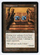 MAGIC the GATHERING---"Thumbscrews"---TEMPEST (MTG-27-5)