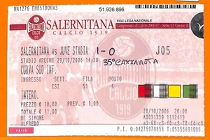 C2094- Vecchio BIGLIETTO PARTITA CALCIO - 2006 SALERNITANA VS JUVE STABIA - Picture 1 of 1