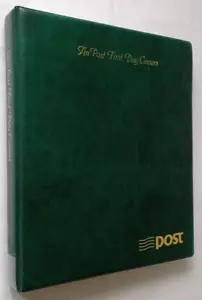 IRELAND 'AN POST' FIRST DAY COVERS GREEN LUXURY 4-RING ALBUM & 2-POCKET PAGES - Picture 1 of 4